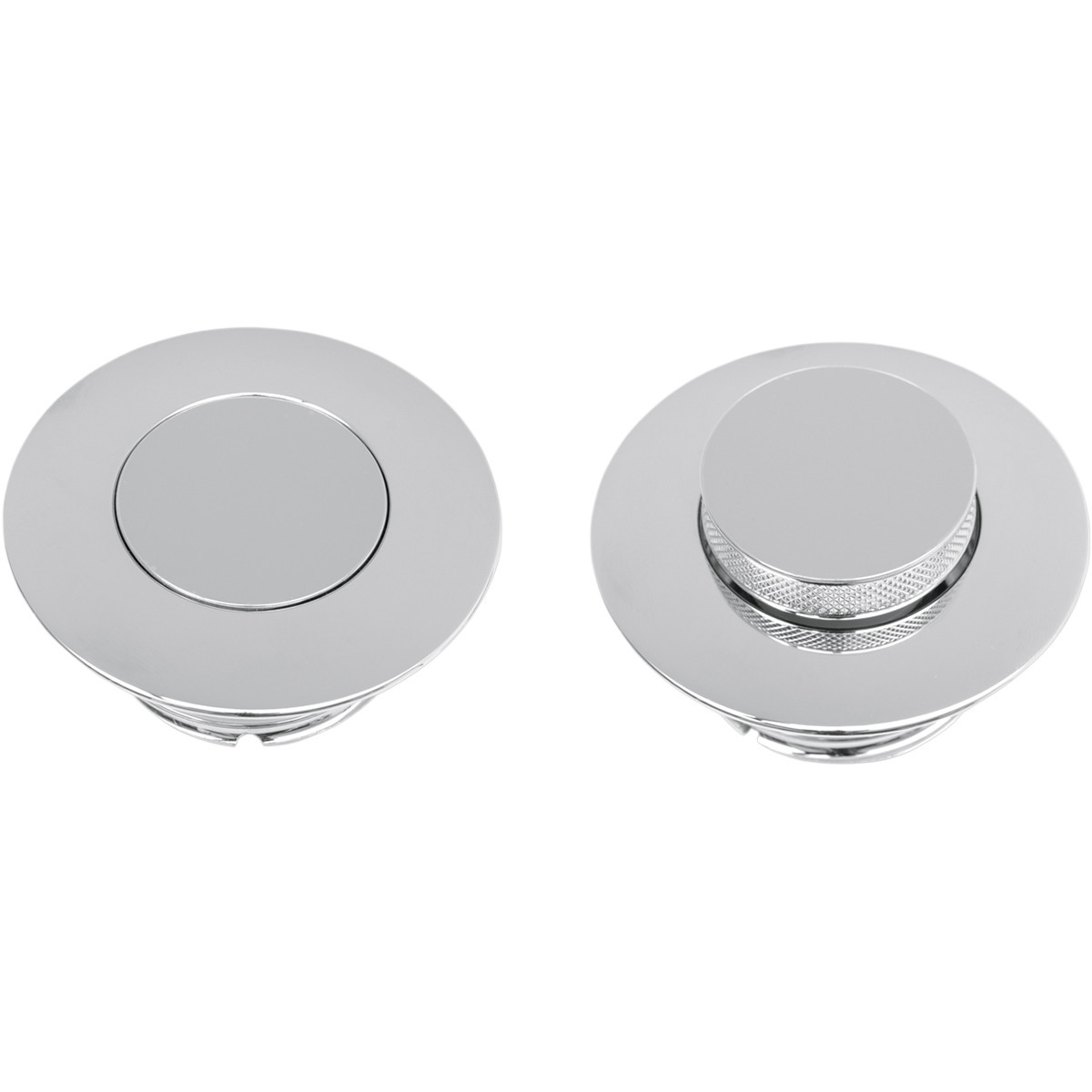 Drag Specialties - Gas Cap - Large - Vented - Pop-Up - Chrome