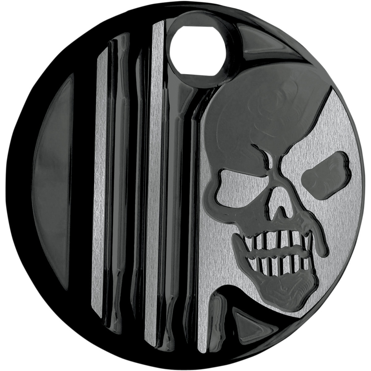 Covingtons #C1129-B - Fuel Door - Machine Head - Gloss Black