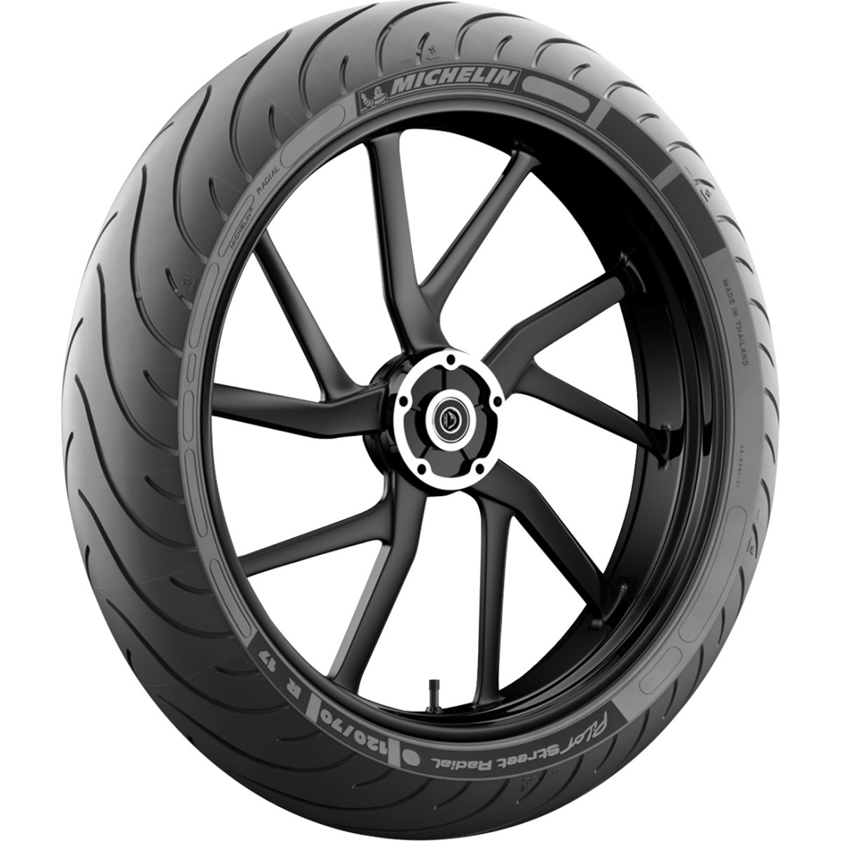 Michelin #23127 - Tire - Pilot Street Radial - Front - 110/70R17 - 54H
