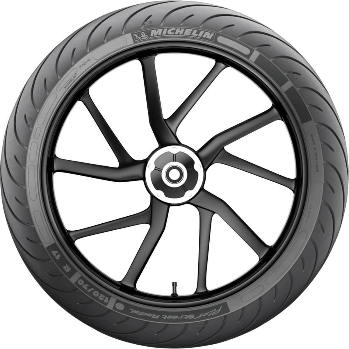 Michelin #23127 - Tire - Pilot Street Radial - Front - 110/70R17 - 54H