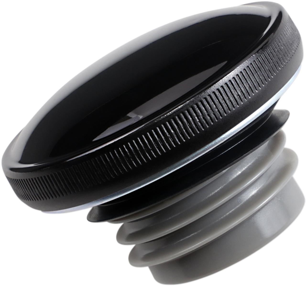 Vented Screw-In Gas Cap - Black