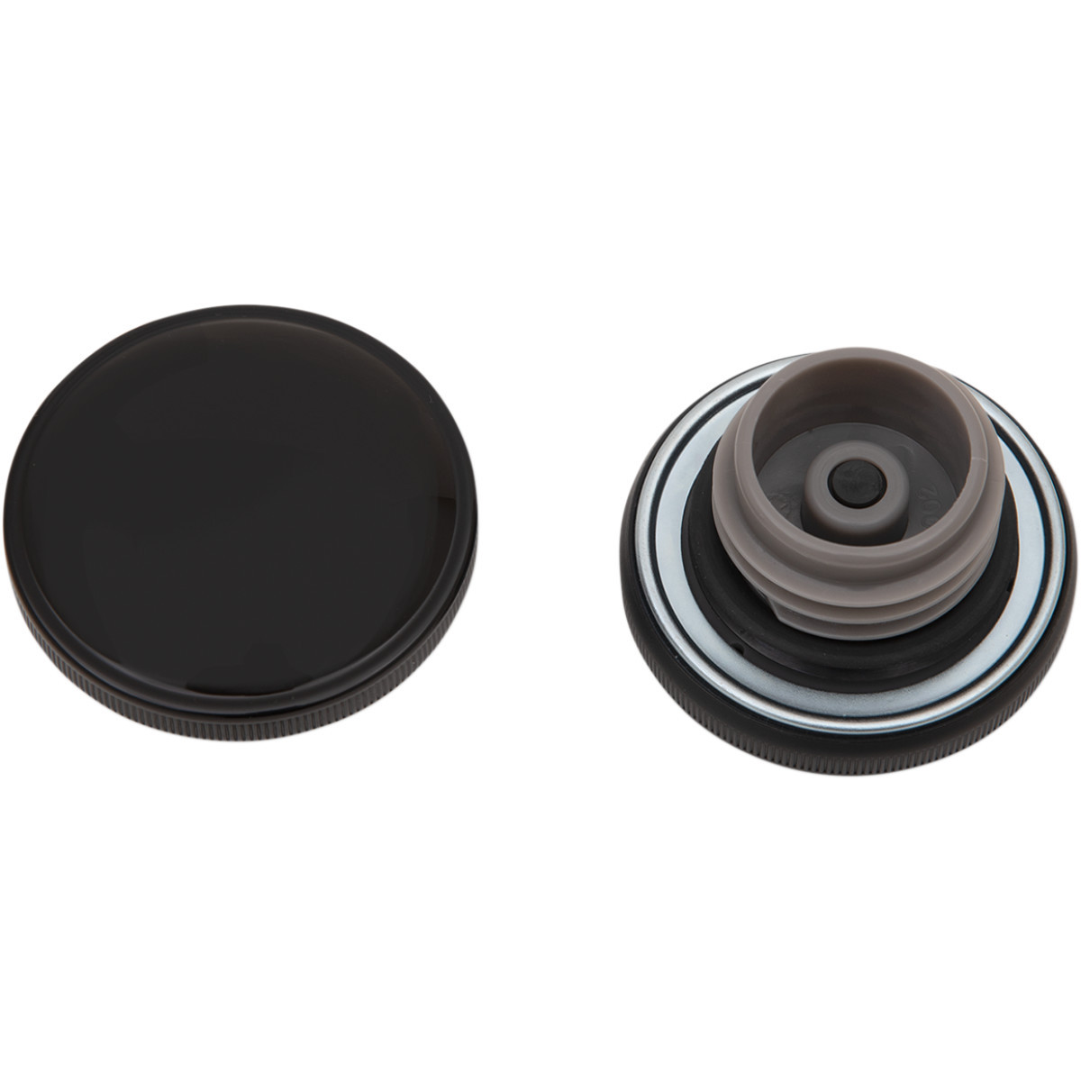 Drag Specialties - Screw-In Gas Cap - Vented - Right - Gloss Black