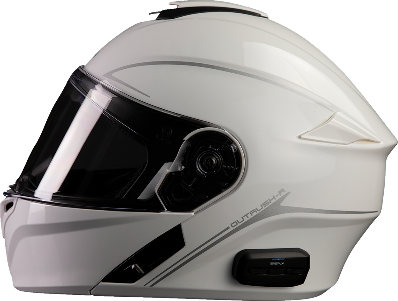 Sena #OUTRUSHR-GW00L3 - Outrush R Helmet - White - Large