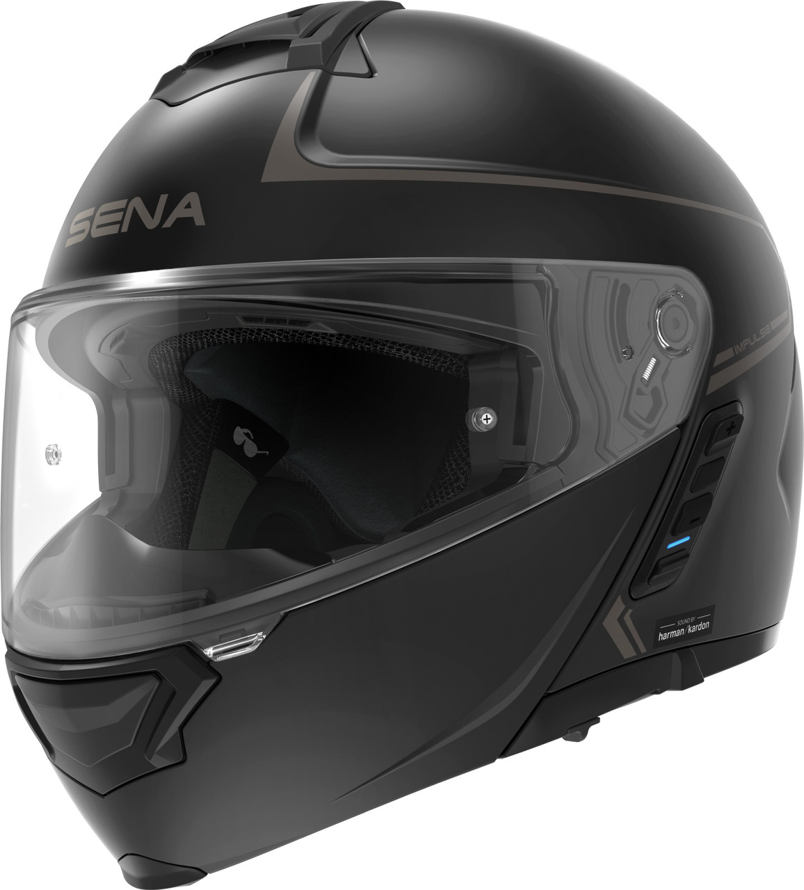 Sena IMPULSE-MB00S1 - Impulse Flip Up Helmet Matte Black Sm