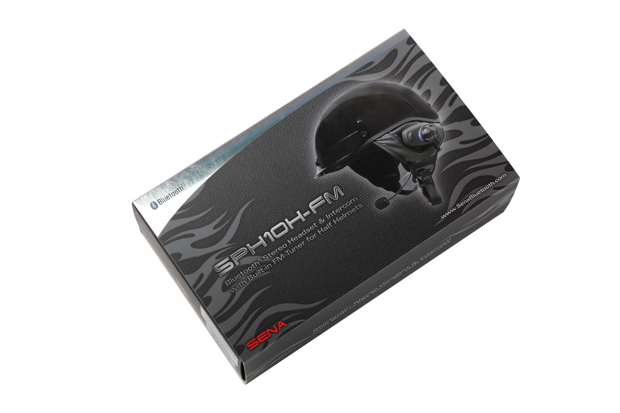Sena #SPH10H-FM-01 - Sph10h-fm W/Built-in FM Tuner FOR Half Helmets Single Pack