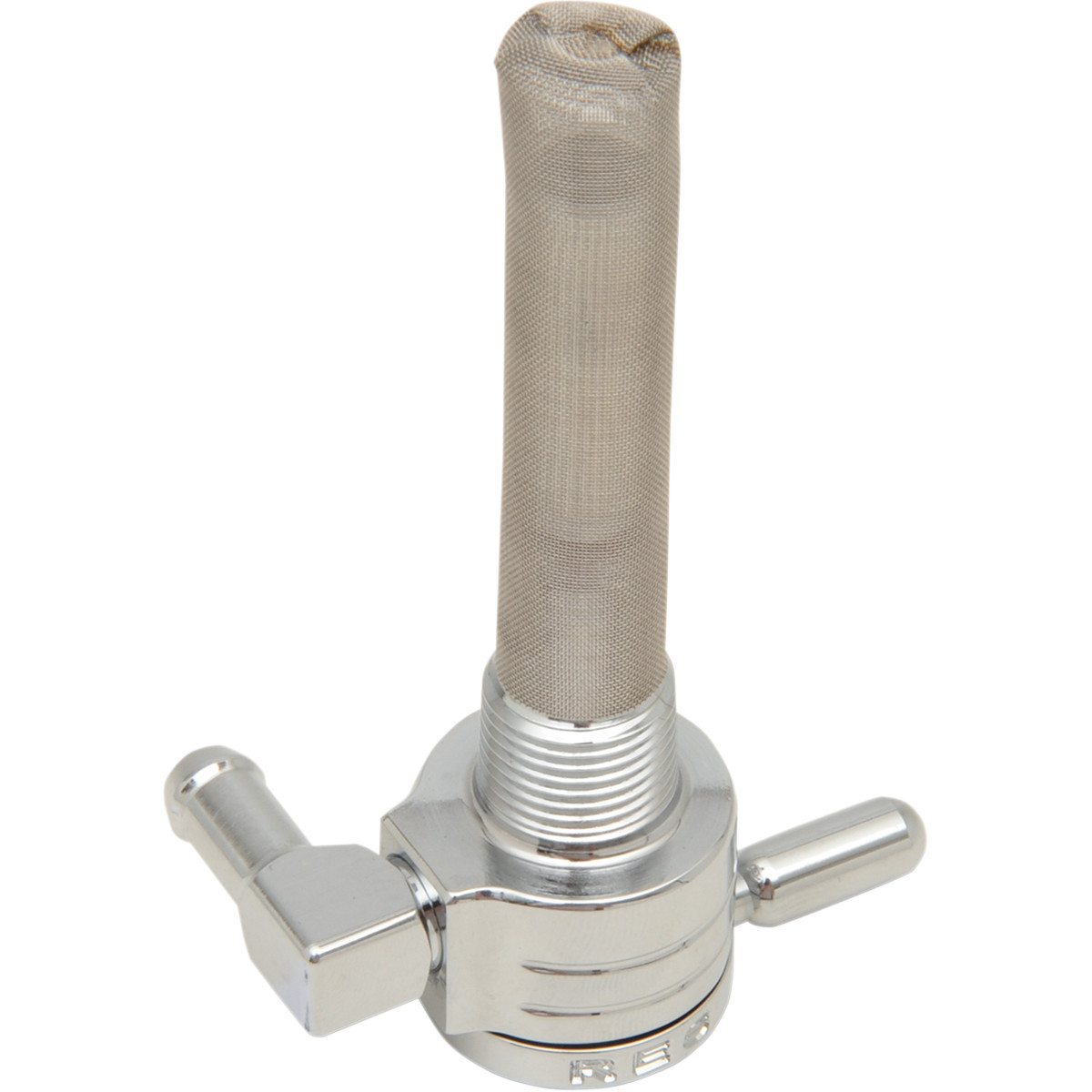 Golan Products #75-516B-CS - "Click-Slick" Fuel Petcock - Backward - Chrome - 3/8" NPT