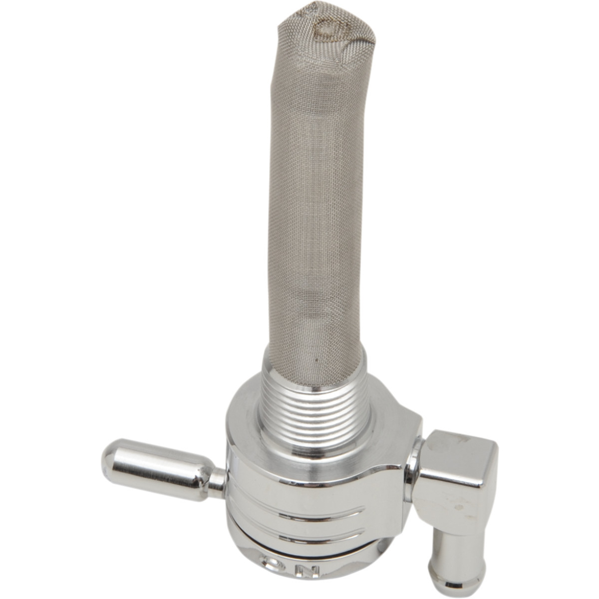 Golan Products #75-516D-CS - "Click-Slick" Fuel Petcock - Downward - Chrome - 3/8" NPT