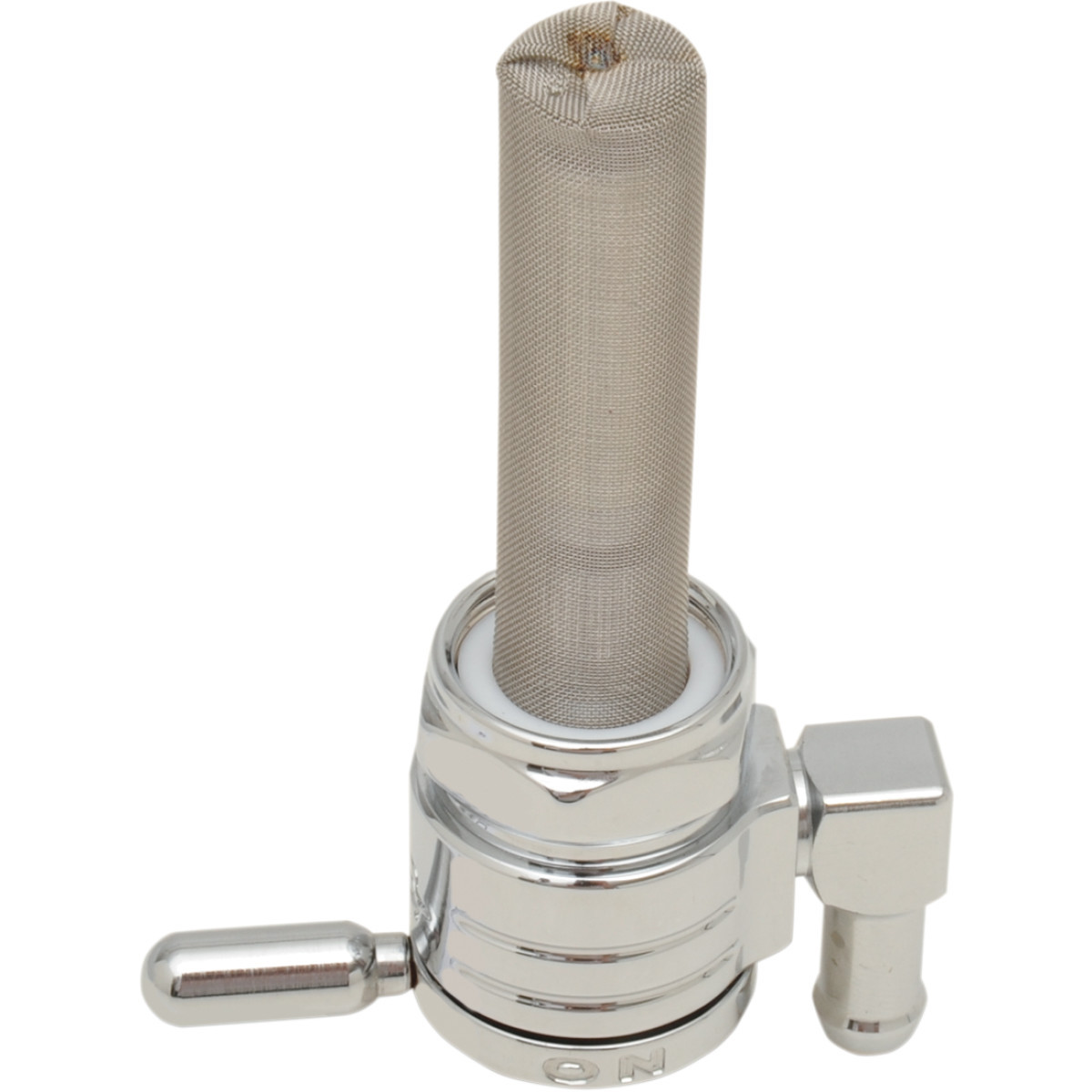 Golan Products #76-312D-CS - "Click-Slick" Fuel Petcock - Downward - Chrome - 22mm