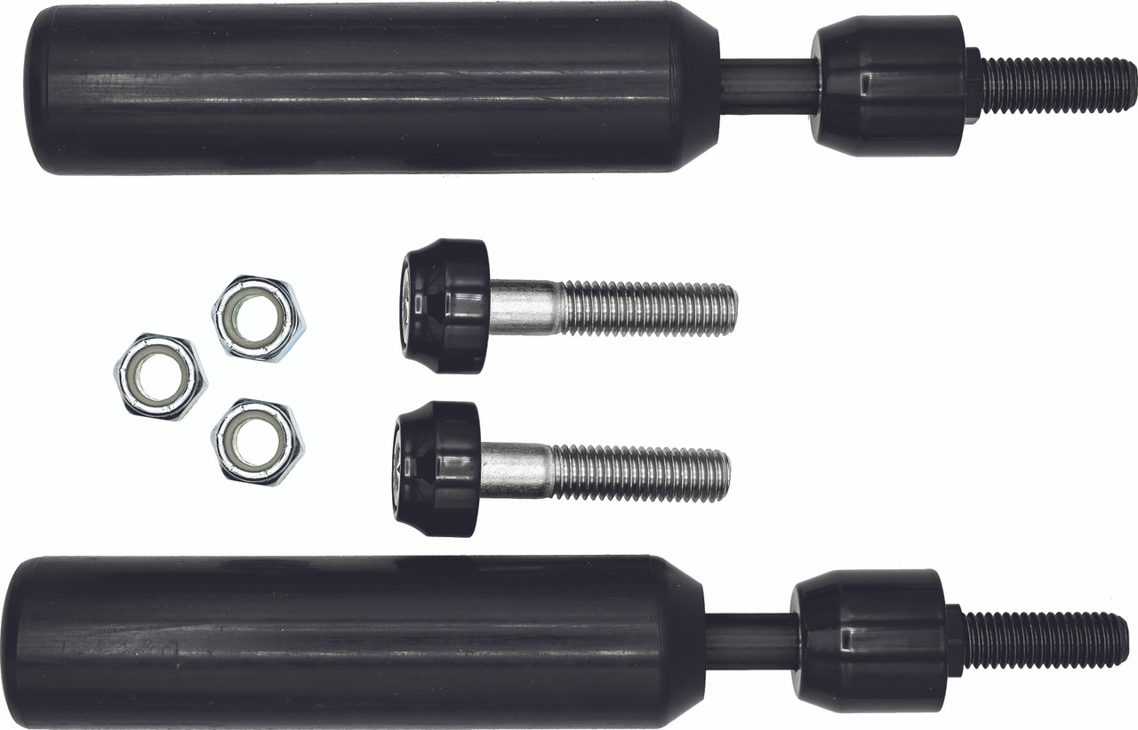Santoro Fabworx SF50001 - Shock Mount Sliders Black Dyna 09-17