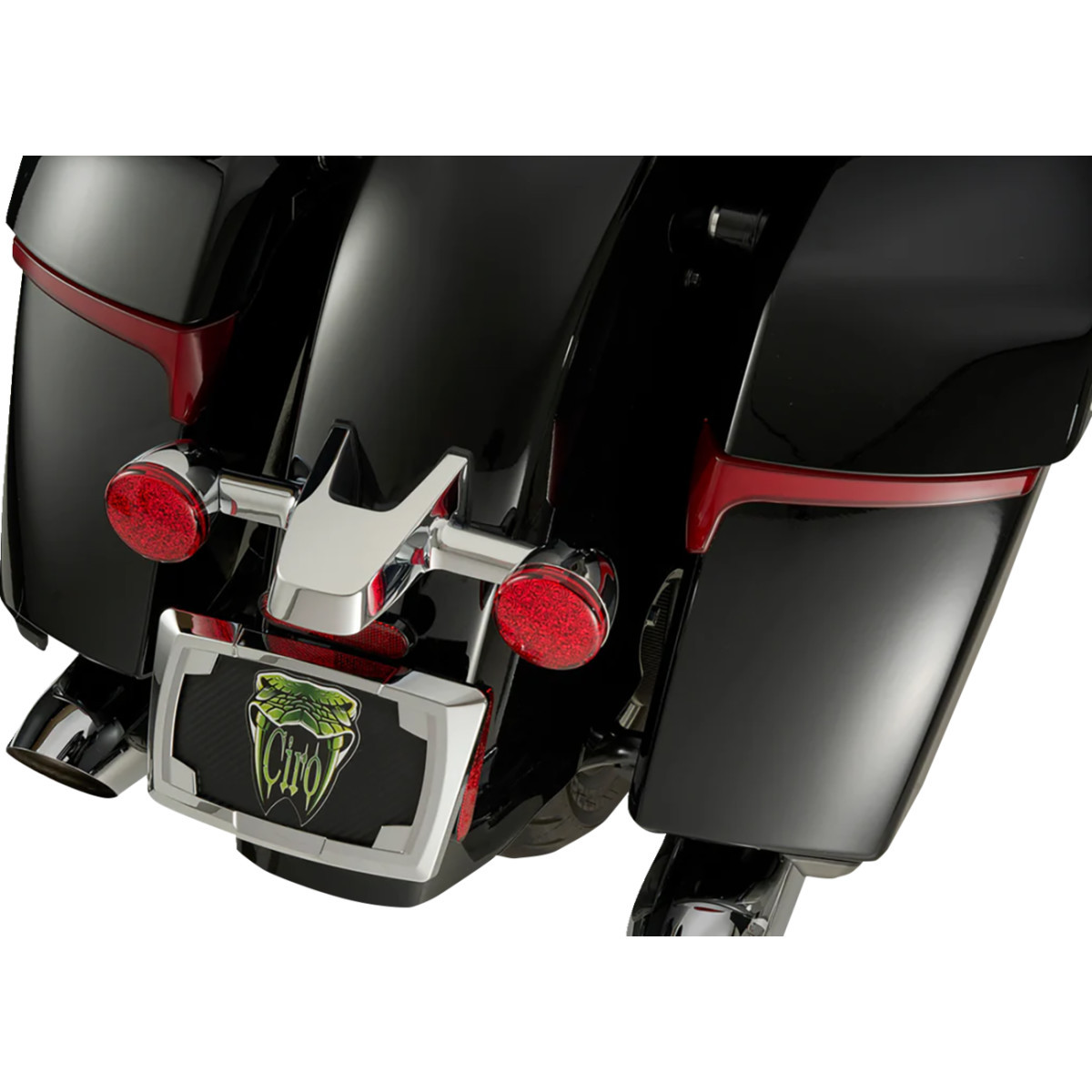 Ciro #4R000 - Saddlebag Light - Smoke Lens - Indian