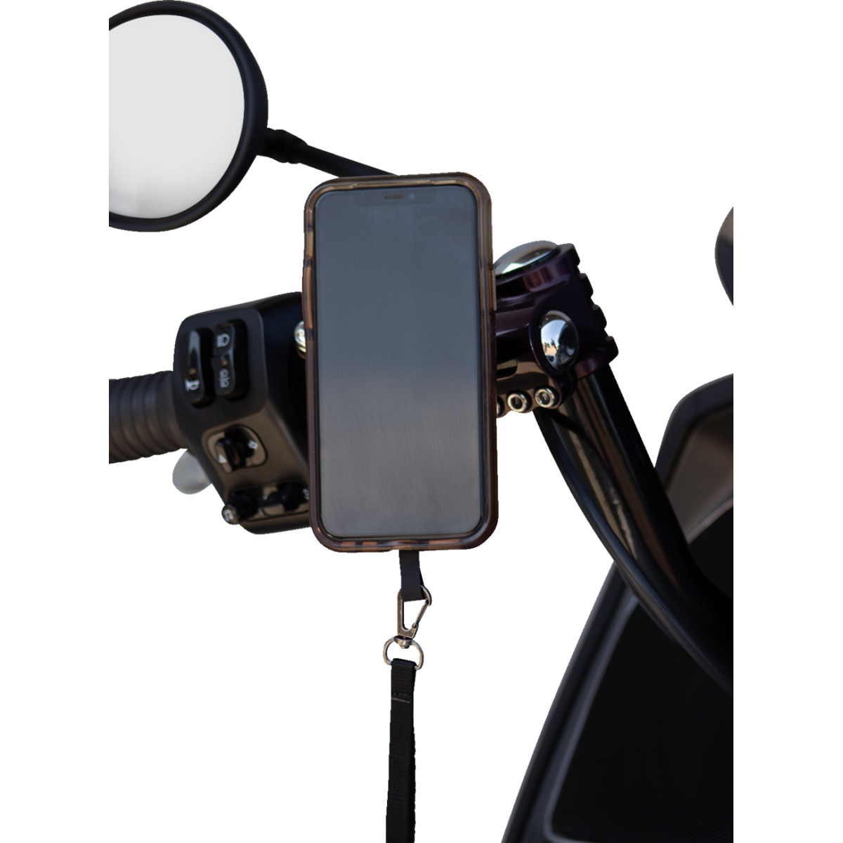 Klock Werks #KWD-04-0609-B - iOmount™ for Indian - Ambidextrous Mount - Black - Challenger/Pursuit