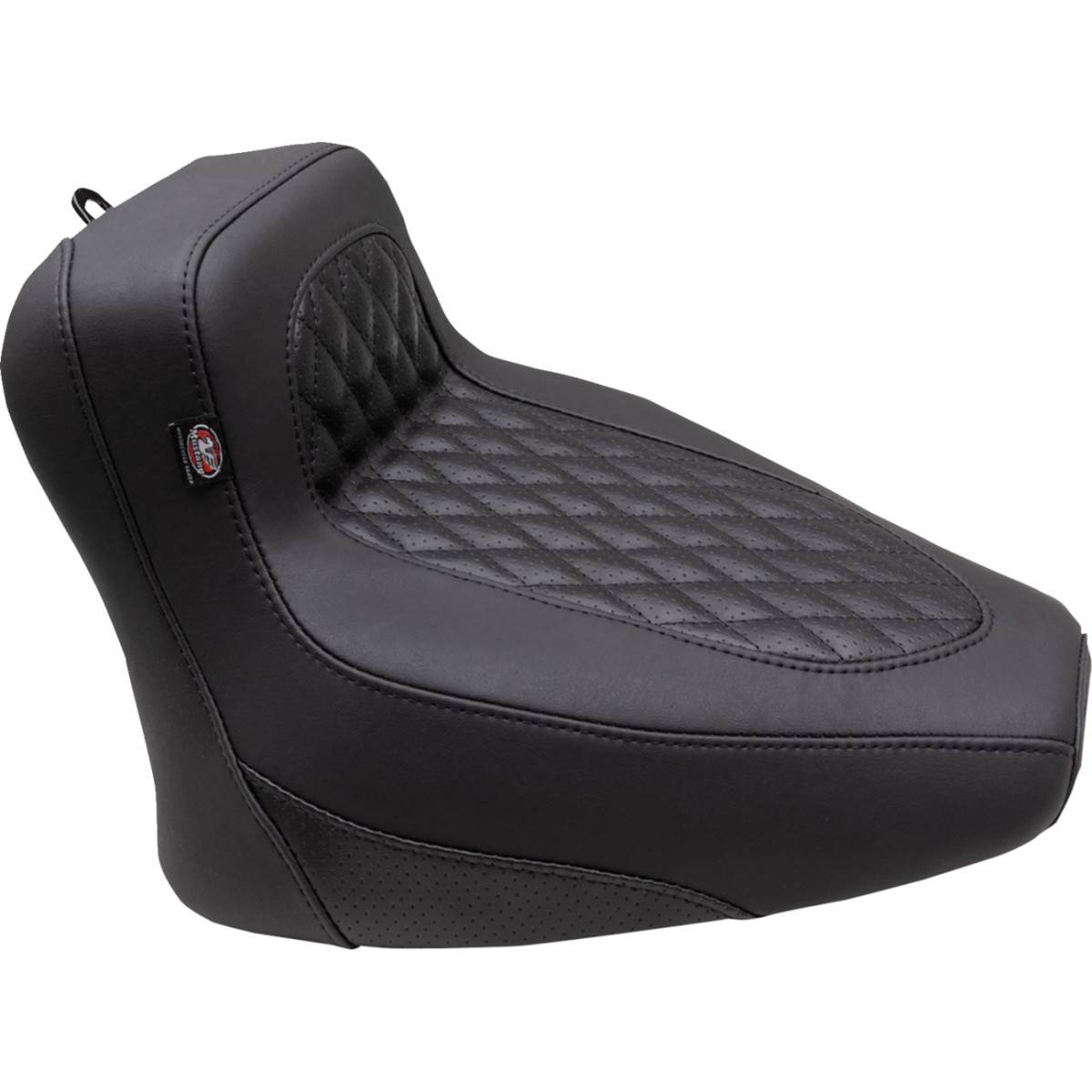 Mustang #88201 - Squareback Seat - Solo - Black - Diamond Stitch - Chief '22-'24