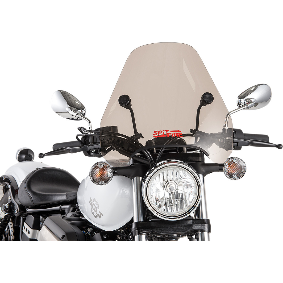 Slipstreamer #S-06-A-C-M - Spitfire Windshield - 15" - Smoke