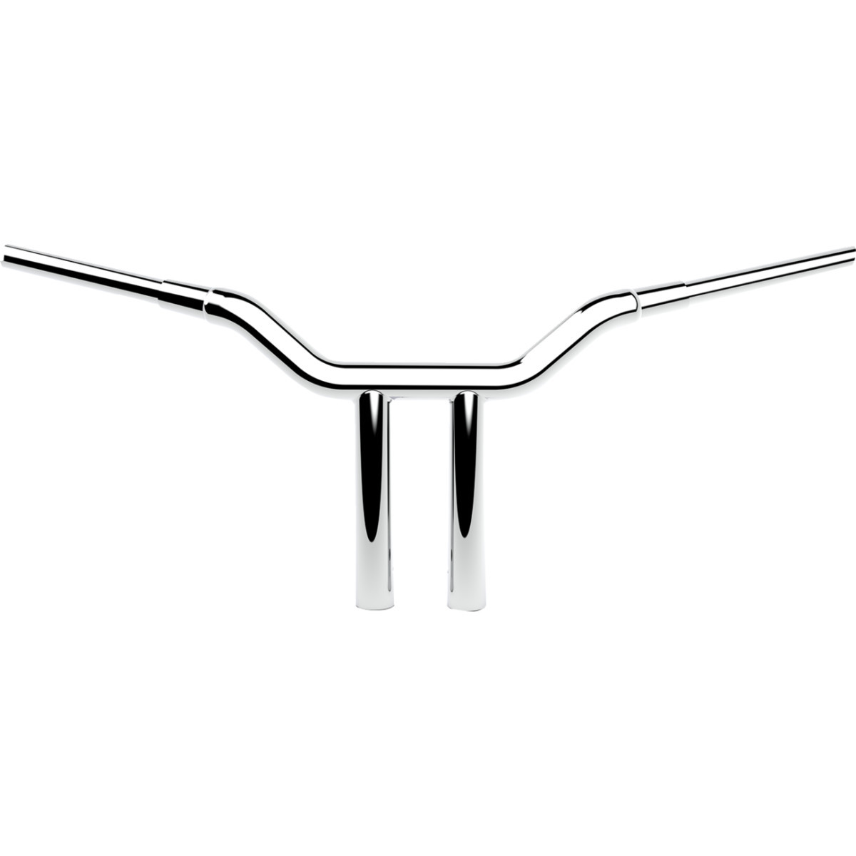 LA Choppers #LA-7343-12 - One-Piece Kage Fighter Handlebar - 12" x 1-1/2" - Chrome