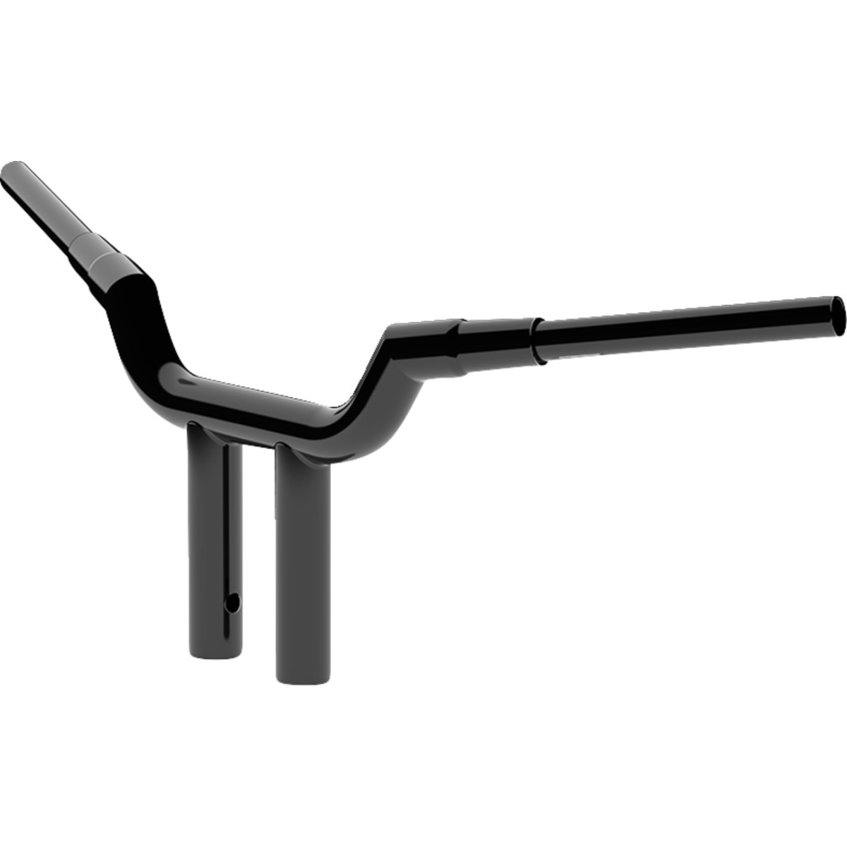 LA Choppers #LA-7344-10B - Valley T-Bar - 10" - Black