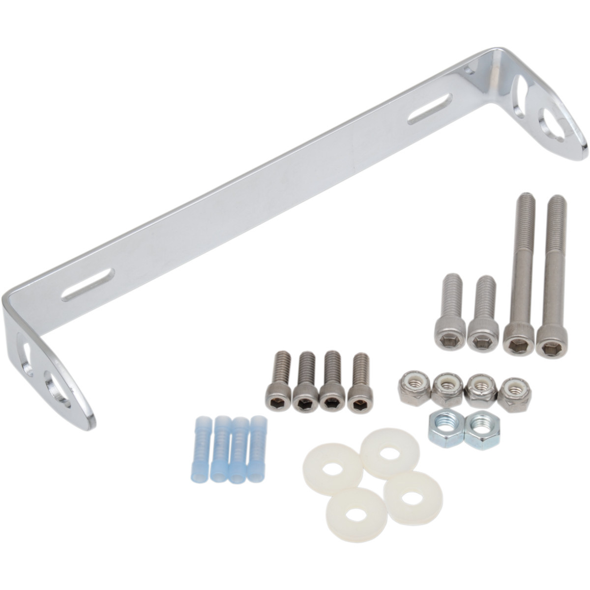 Saddlemen #2020-0423 - Turn Signal Relocation Kit - Chrome - Universal