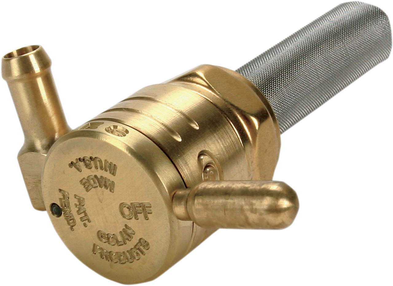 Forward Petcock - Raw Brass - 22mm