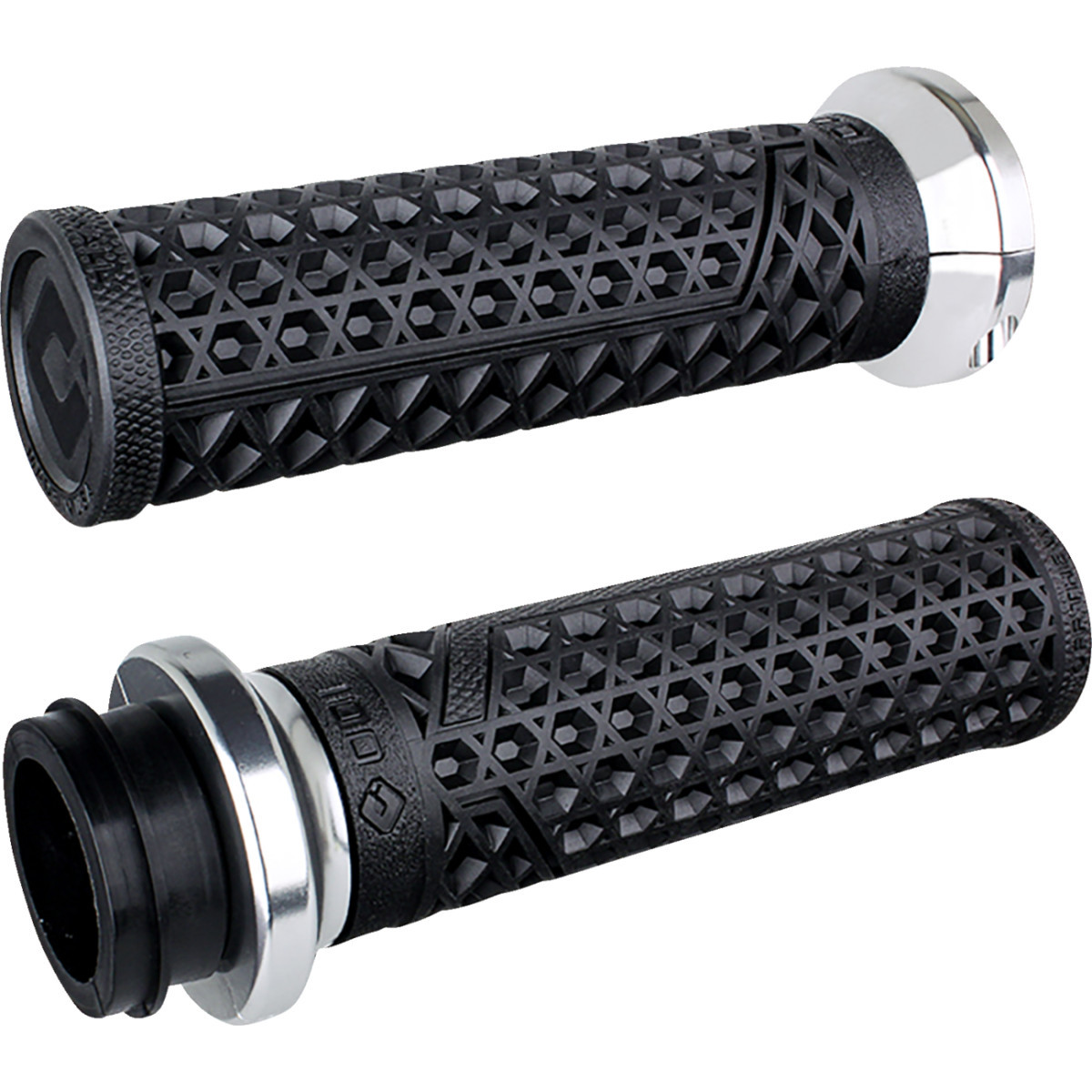 ODI #V31VHTWB-S - Vans Harley Davidson Grips - TBW - Black/Silver