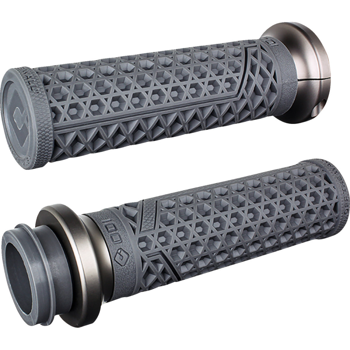 ODI #V31VHCWH-H - Vans Harley Davidson Grips - Cable - Graphite/Gunmetal