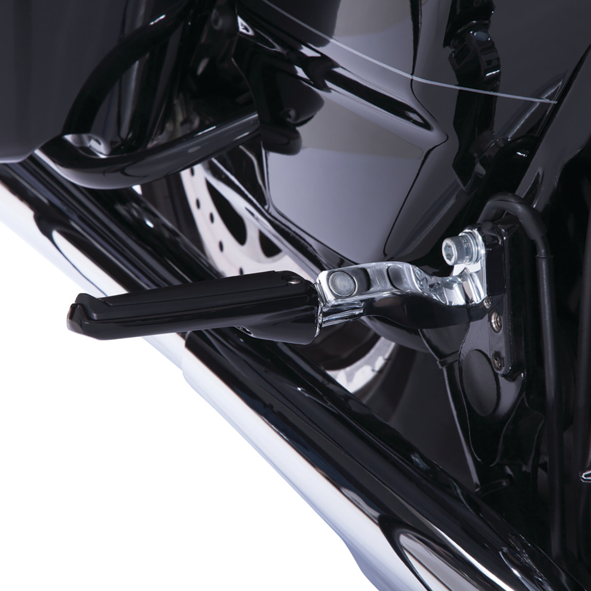 Ciro #61022 - Foot Pegs w/ Mount - Black
