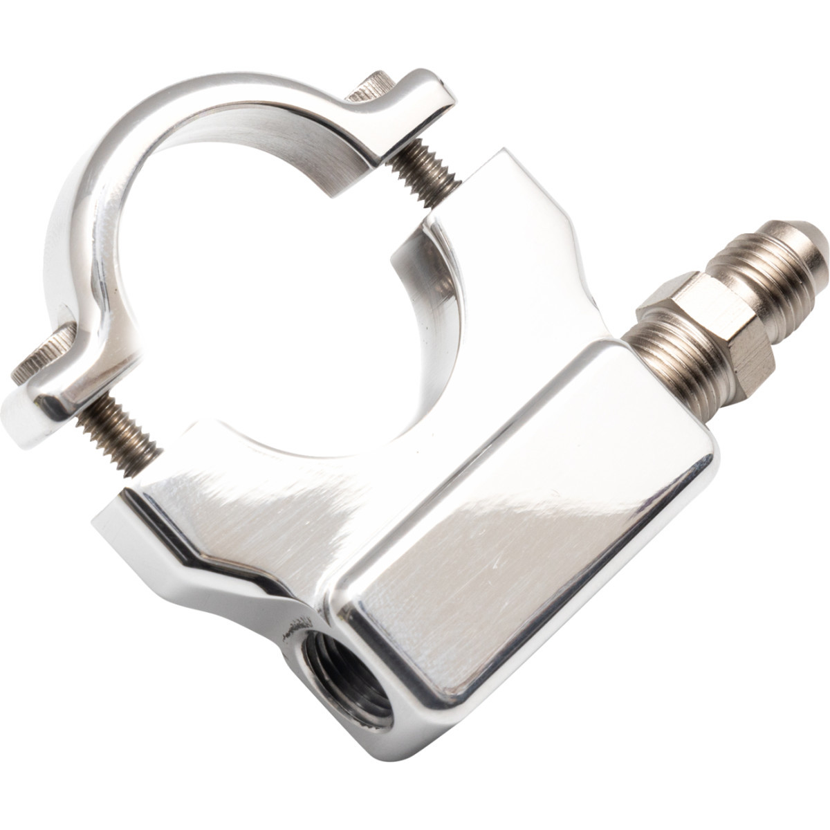Feuling Parts #9056 - Oil Pressure Gauge Mount - 1.25" - Chrome