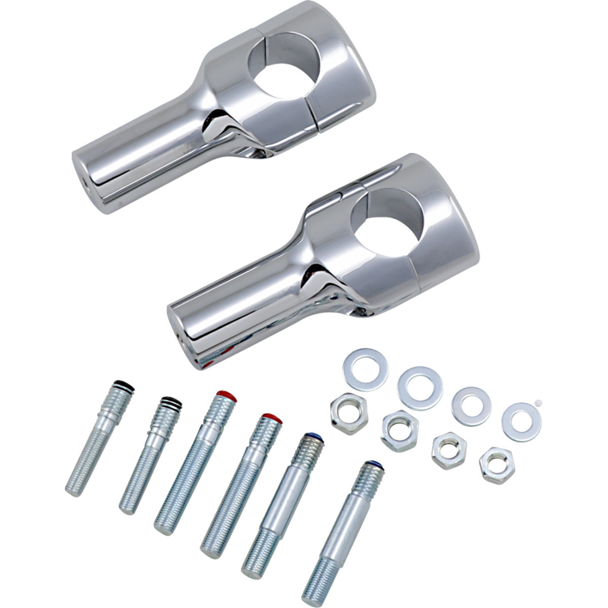 Drag Specialties - Big Buffalo Handlebar Risers - 4" - Chrome