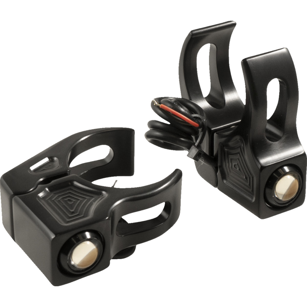Joker Machine #05-220-1 - Turn Signal - 39 mm - Amber - Black