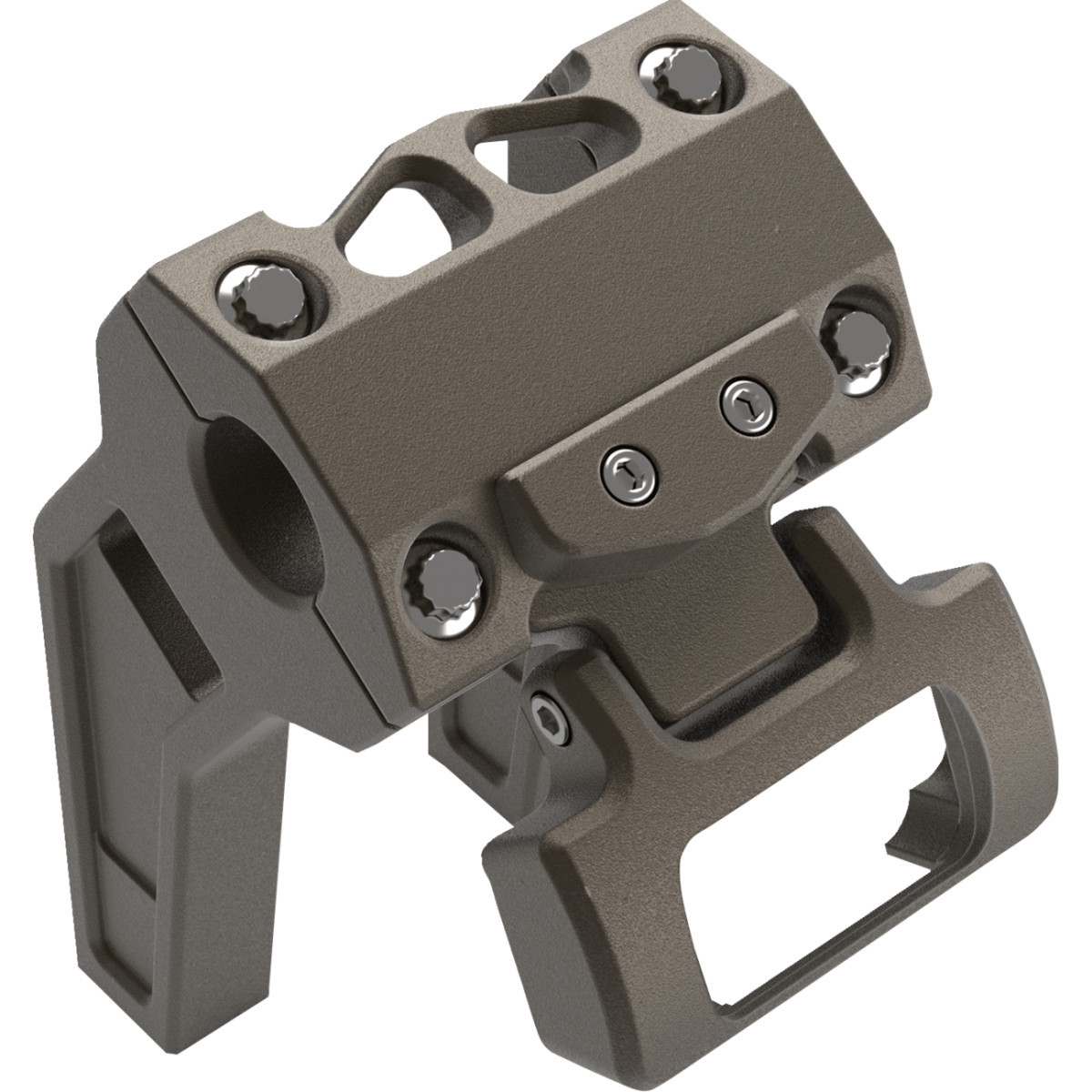 LA Choppers #LA-7397-00Z - Gauge Mount - Bronze - Softail