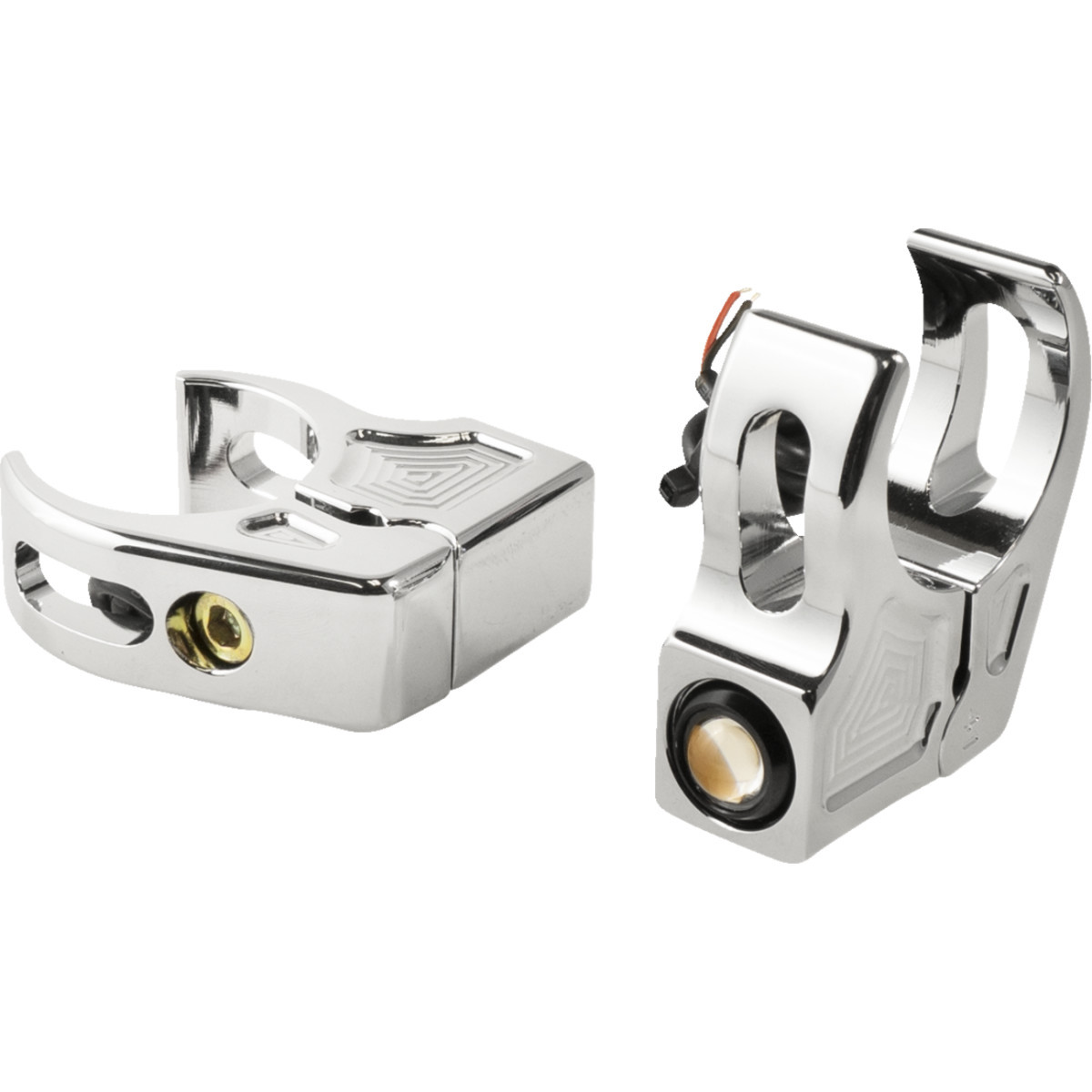Joker Machine #05-220-3 - Turn Signal - 39 mm - Amber - Chrome