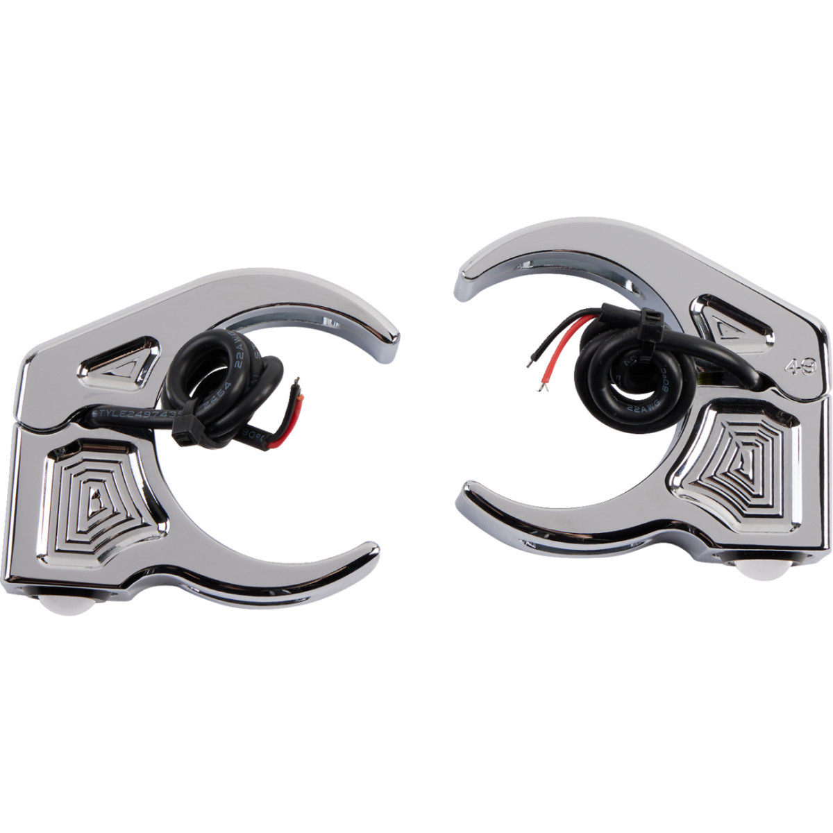 Joker Machine #05-222-3 - Turn Signal - 49 mm - Amber - Chrome