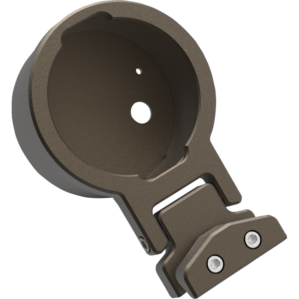 LA Choppers #LA-7397-01Z - Gauge Mount - Single - Bronze - Dyna