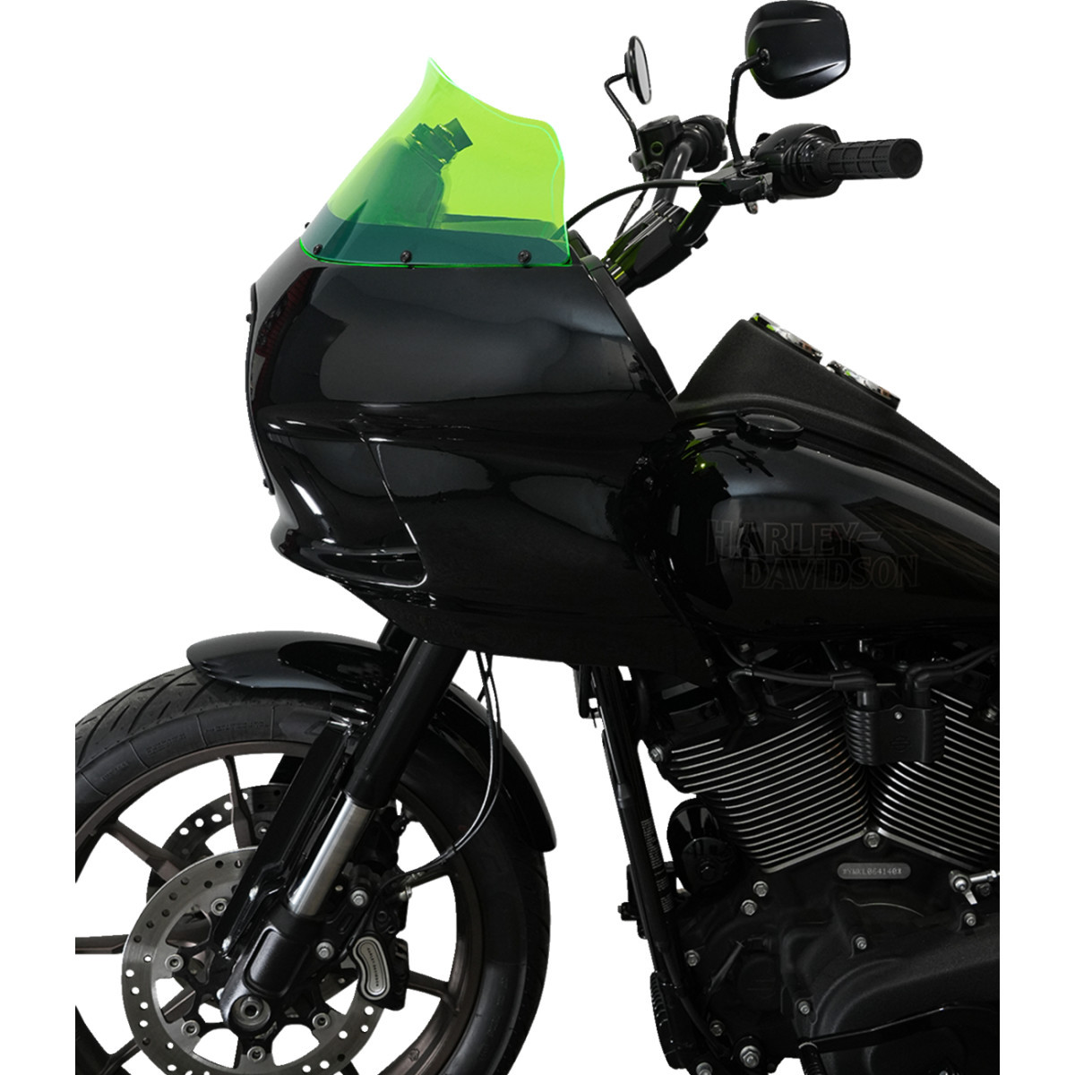 Klock Werks #KWW-02-0610 - Ice Flare® Windshield - 9" - Green Ice - FXRP Fairing