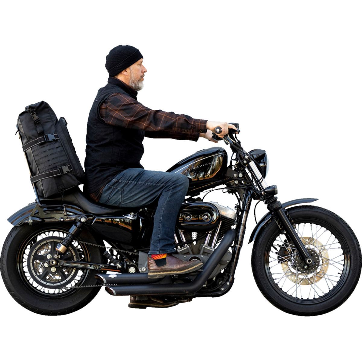 Biltwell #3014-01 - EXFIL-80 Motorcycle Bag - Gen 2 - Black