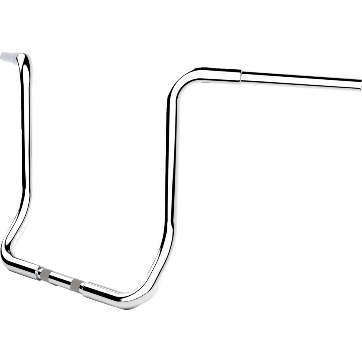 LA Choppers #LA-7325-16C - Handlebar - Twin Round - 16" - Chrome
