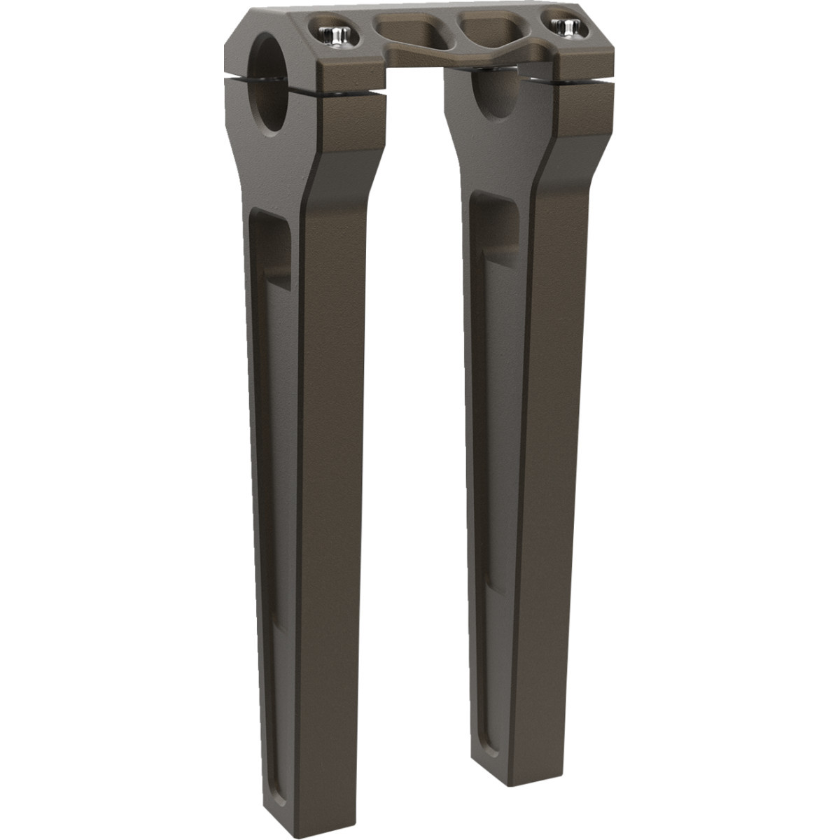 LA Choppers #LA-7480-10Z - Performance Risers - Straight - 10" x 1-1/4" - Bronze