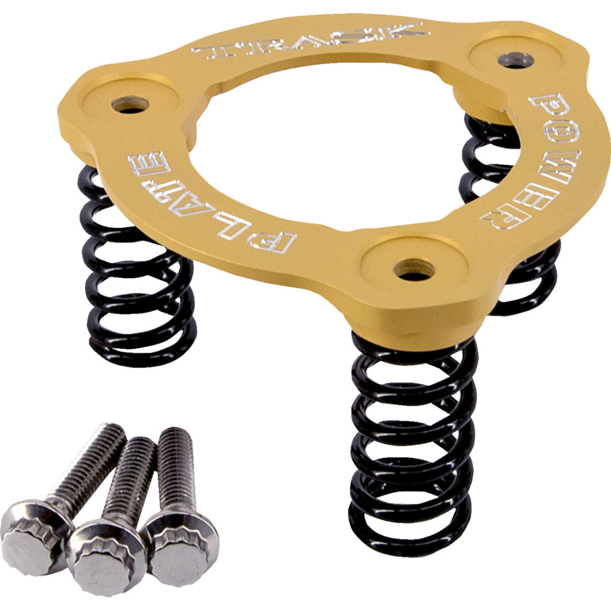 Trask #TM-2012 - Power Plate Kit - High Pressure Plate Spring Kit - Gold - M8/CVO