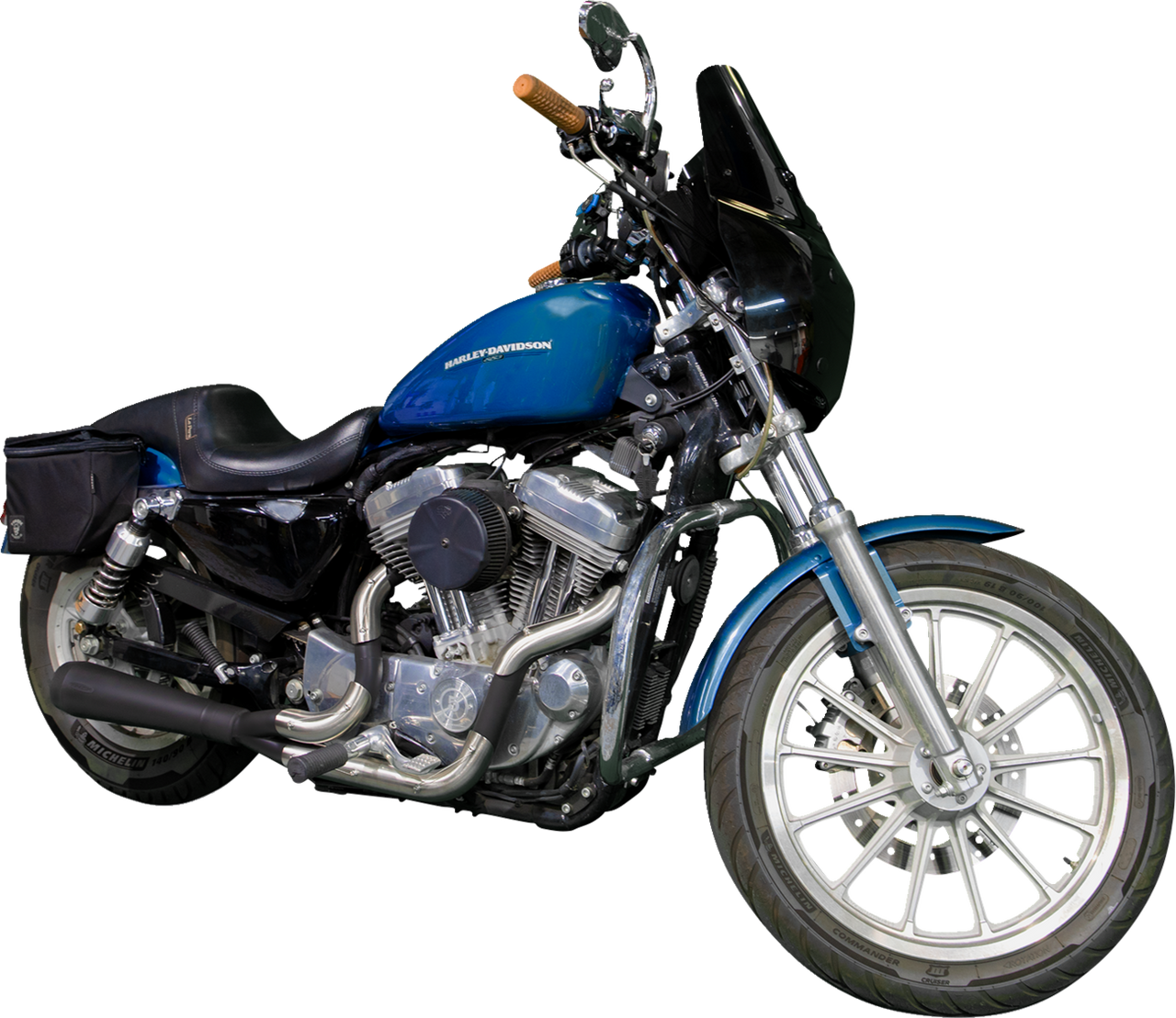 Trask #TM-5300BK - 2-into-1 Assault Exhaust System - Black