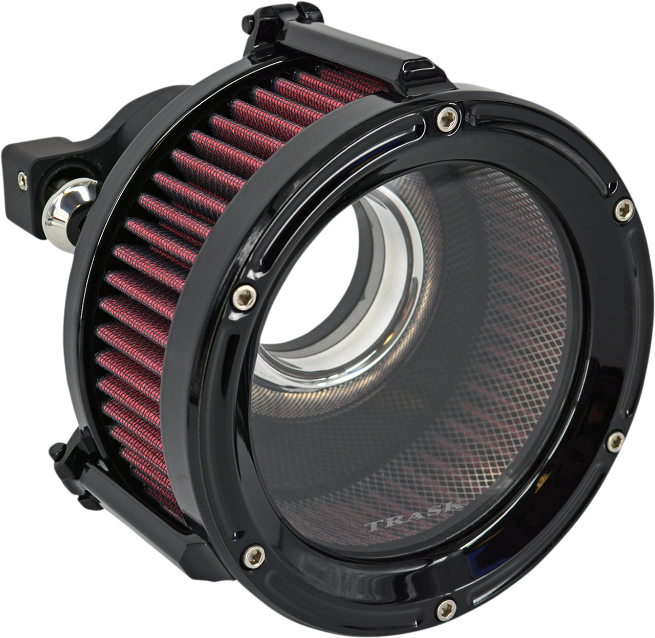 Trask #TM-1022GBK - Assault Charge High-Flow Air Cleaner - Gloss Black