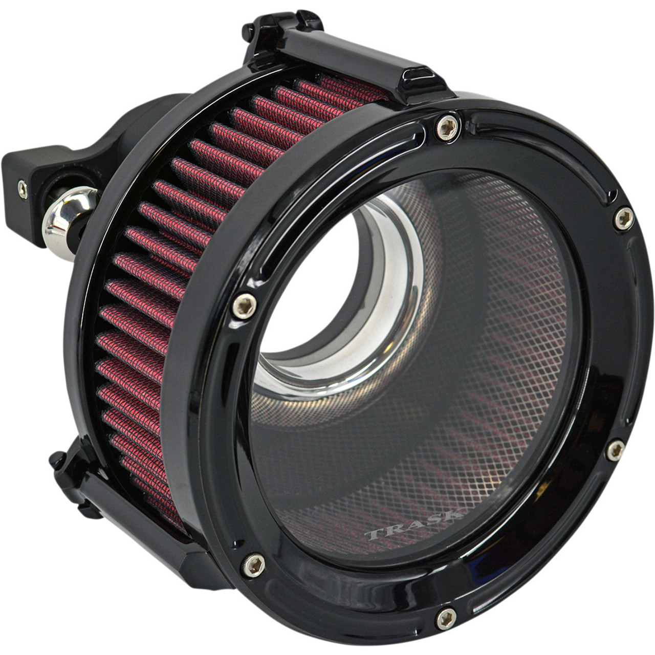 Trask #TM-1022GBK - Assault Charge High-Flow Air Cleaner - Gloss Black