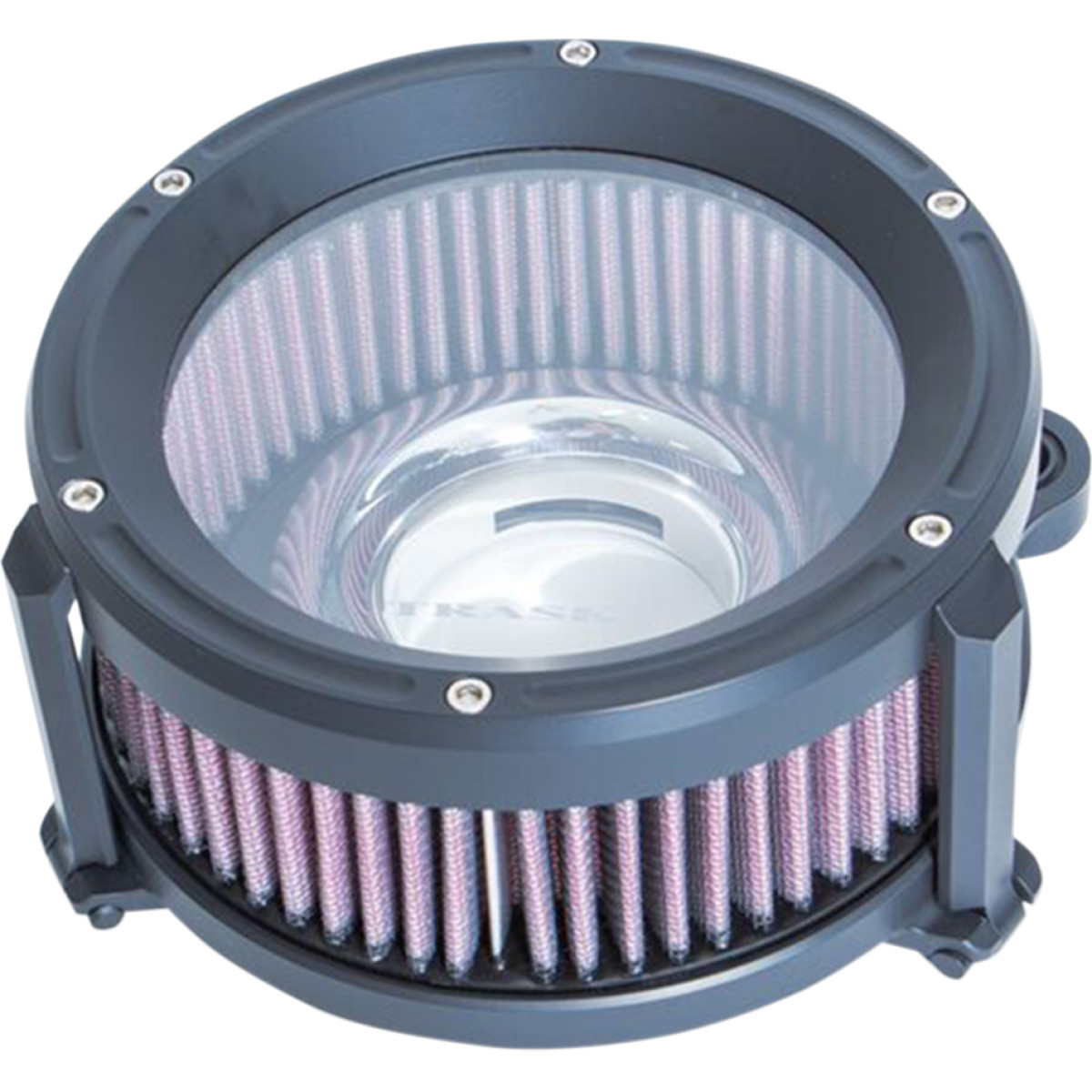 Trask #TM-1020BK - Assault Charge High-Flow Air Cleaner - Flat Black