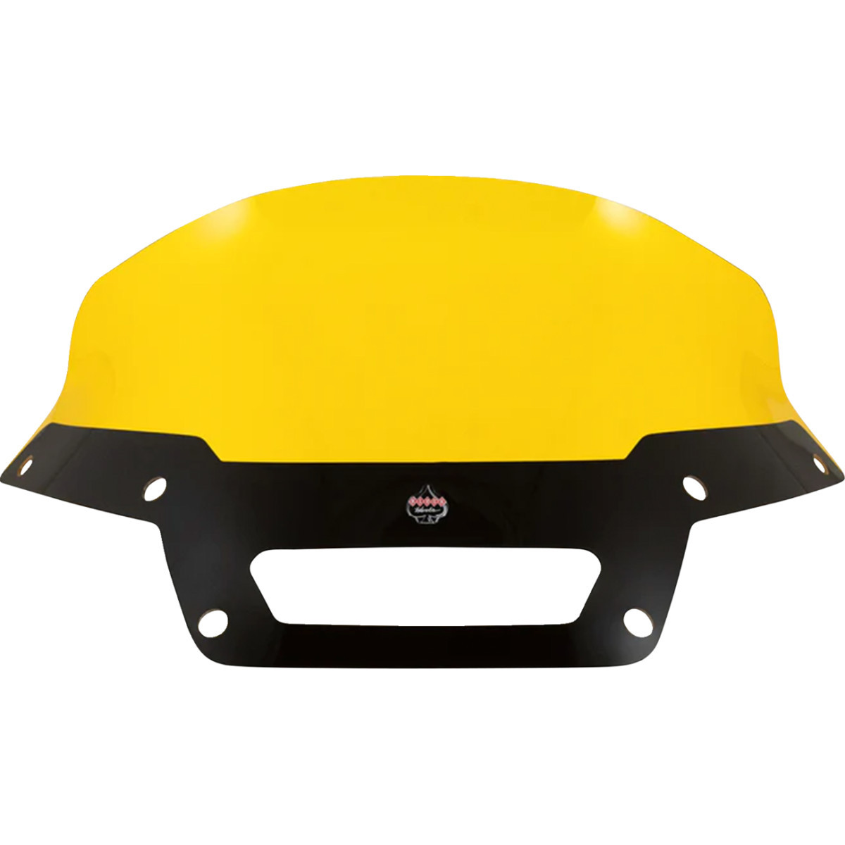Klock Werks #KWW-02-0624 - Kolor Flare® Windshield - 6" - Yellow - '22-'25 FXLRST