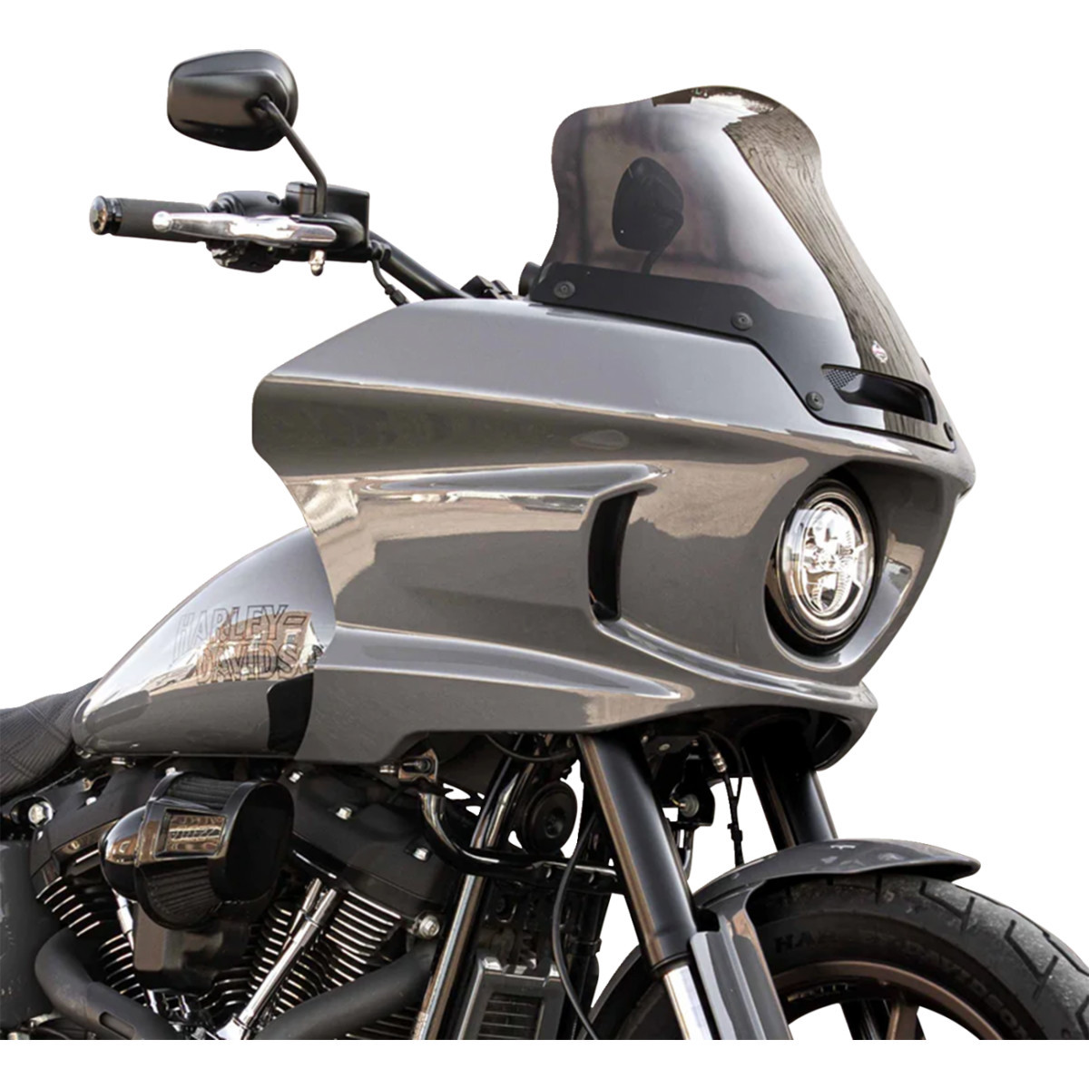 Klock Werks #KWW-02-0635 - Kolor Flare® Windshield - 8" - Bronze - '22-'25 FXLRST