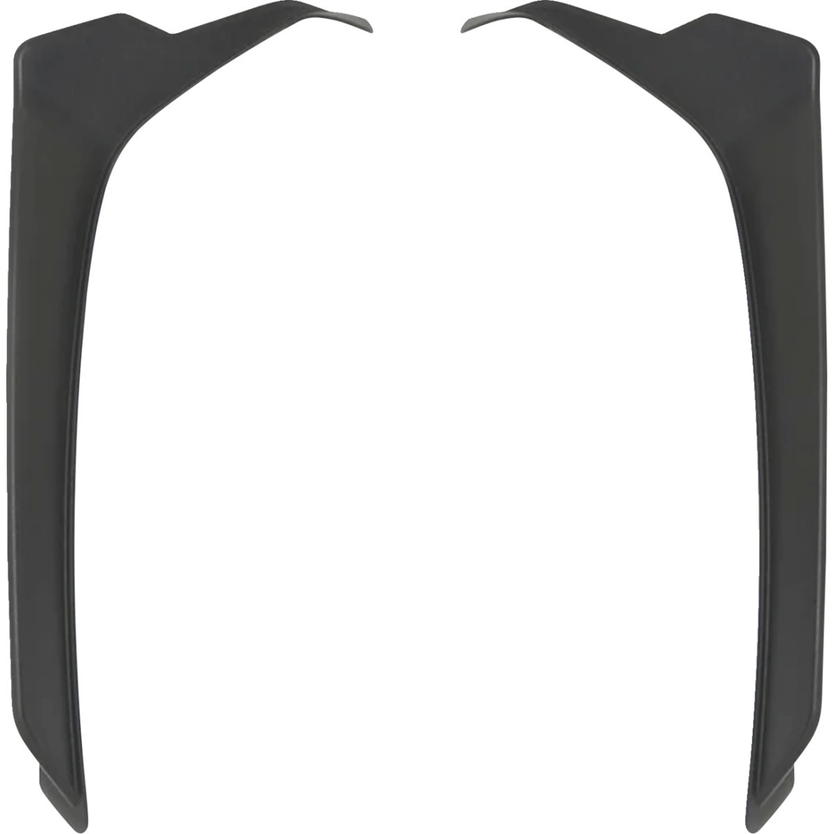 Klock Werks #KWS-04-0580 - Flare® Wings - Black - '20-'25 Indian