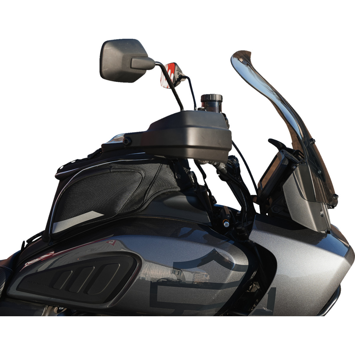 Klock Werks #KWW-03-0001-T - Flare® Windshield - 15-1/2" - Tint - '21-'25 Pan America