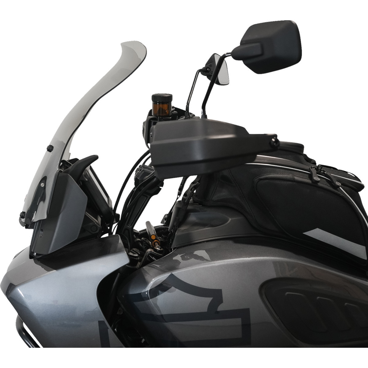 Klock Werks #KWW-03-0001-T - Flare® Windshield - 15-1/2" - Tint - '21-'25 Pan America