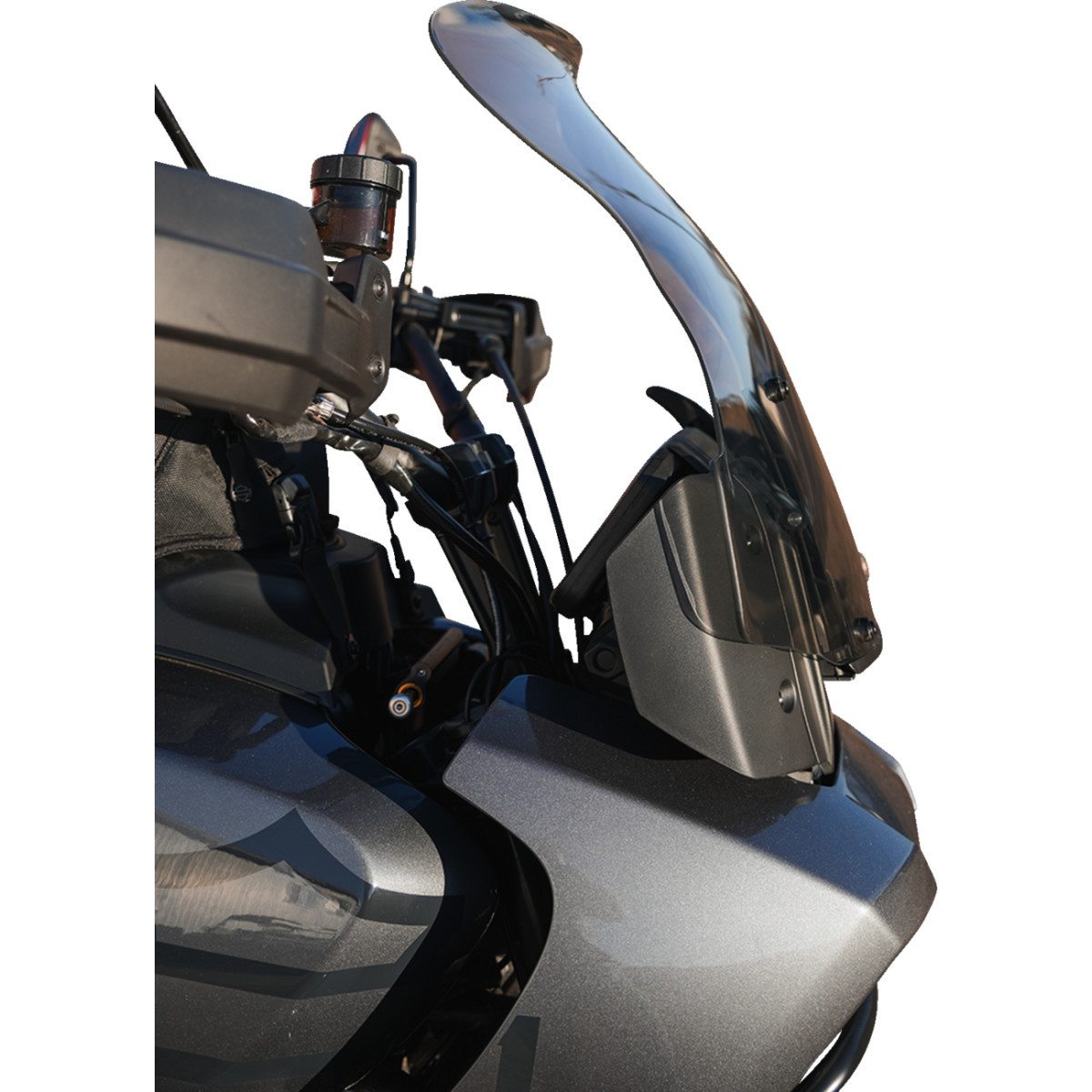 Klock Werks #KWW-03-0001-T - Flare® Windshield - 15-1/2" - Tint - '21-'25 Pan America
