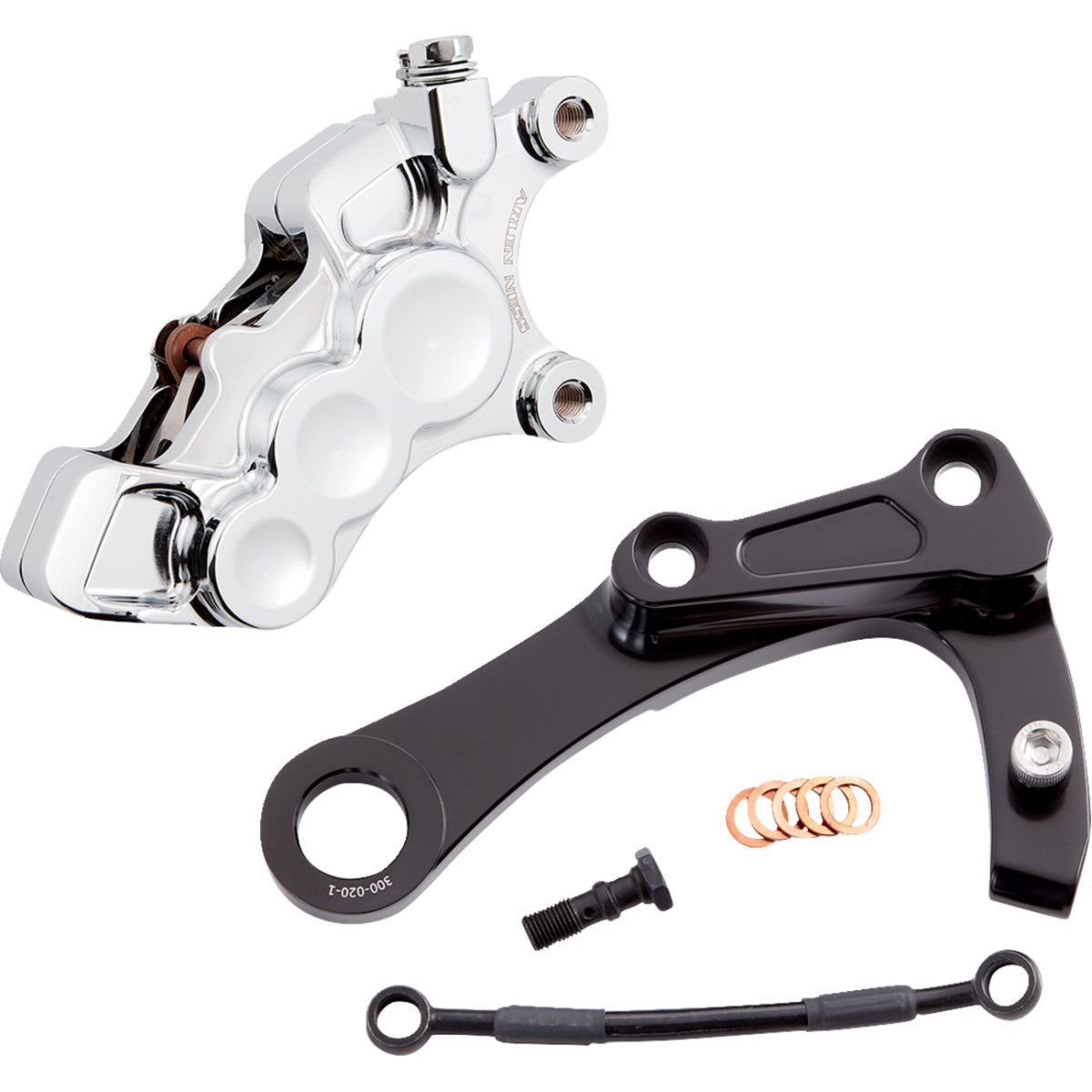 Arlen Ness #02-326 - 6-Piston Caliper - Rear - Chrome