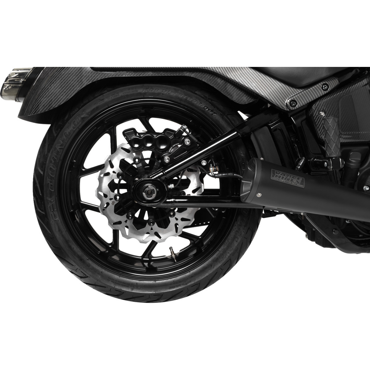 Arlen Ness #02-328 - 6-Piston Caliper - Rear - Black