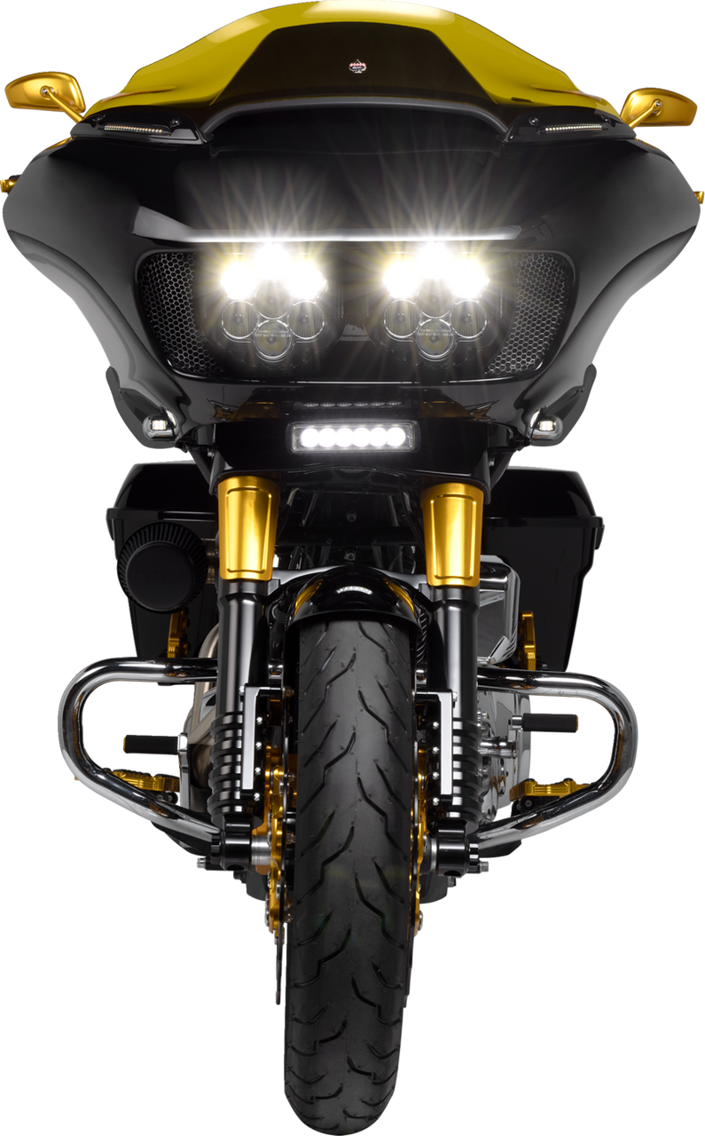 Arlen Ness #120-020 Method Fork Guard Cover - Gold