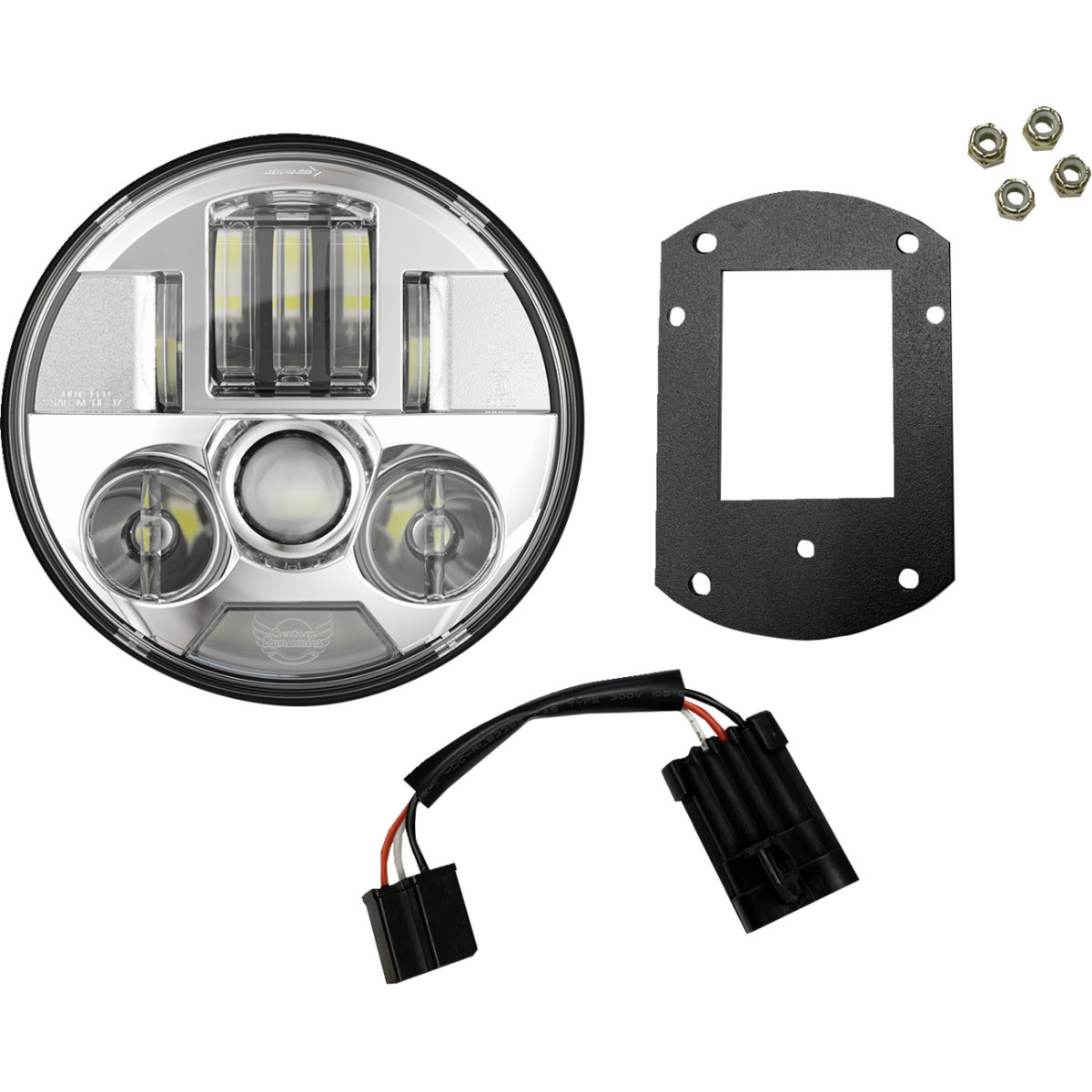 Custom Dynamics #PB-LRST-c - ProBEAM® Headlight Kit - 5-3/4" - Chrome - FXLRST/FXRST